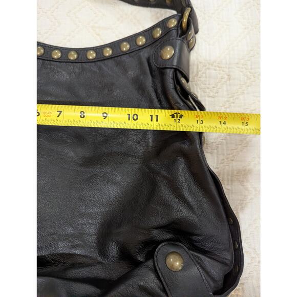 Kooba Leather Black Shoulder Bag with Gold hardware - Picture 5 of 16